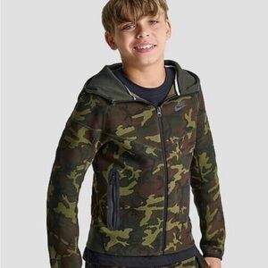 Like New Nike Tech Camo Full Zip Jacket